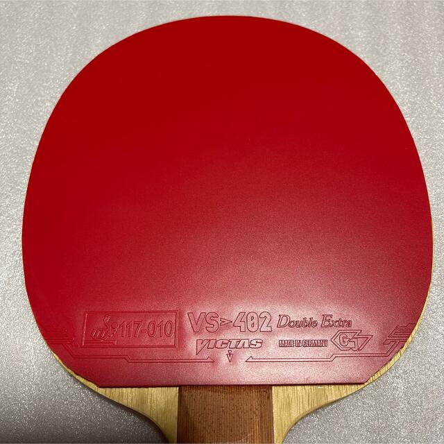 ☆ほぼ新品☆ VS402 ダブルエキストラ 赤 1.8mm 卓球 ラバー スポーツ/アウトドアのスポーツ/アウトドア その他(卓球)の商品写真