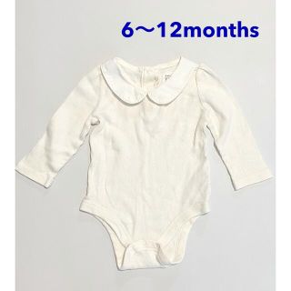 ベビーギャップ(babyGAP)のbabygap ロンパース　白　6〜12months  70cm(ロンパース)