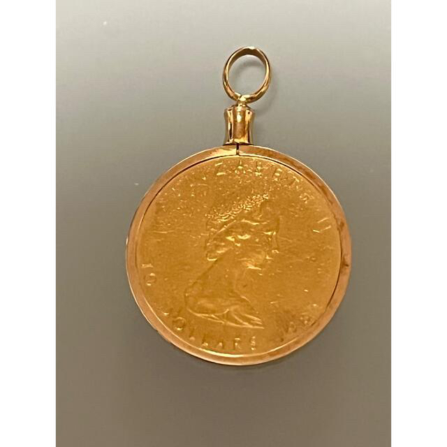 メイプルリーフ金貨　1／4オンス　ペンダントトップエリザベス女王