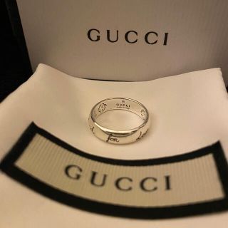 グッチ(Gucci)のGUCCIシルバーリング11号ブラインドフォーラブ(リング(指輪))