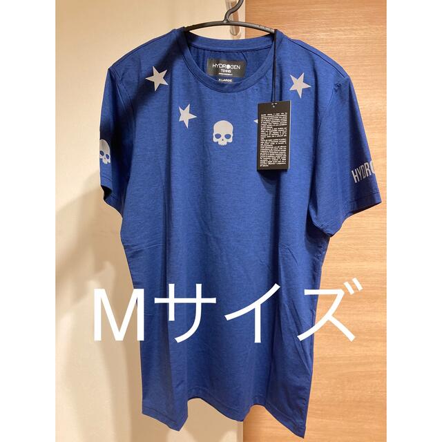 HYDROGEN(ハイドロゲン)の新品　ハイドロゲン　Tシャツ　T00121 BLUE Mサイズ メンズのトップス(Tシャツ/カットソー(半袖/袖なし))の商品写真