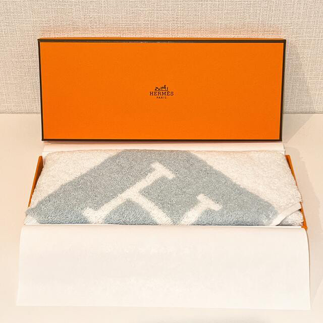 Hermes(エルメス)の【新品・箱＆ショッパー付き】エルメス アヴァロン カレタオル ハンドタオル レディースのファッション小物(ハンカチ)の商品写真