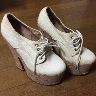 ジェフリーキャンベル(JEFFREY CAMPBELL)のジェフリーキャンベル 靴 ローファー 厚底 レースアップシューズ ブーティー(ブーティ)