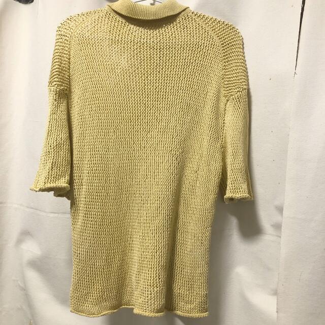 【最終値下】オーラリー FLAT YARN MESH KNIT POLO