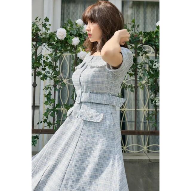 herlipto Classic Tweed Belted Dressレディース