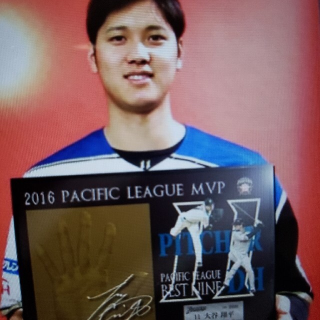 大谷翔平選手、本物手形プレート104年ぶり快挙達成、入手困難品限定品！