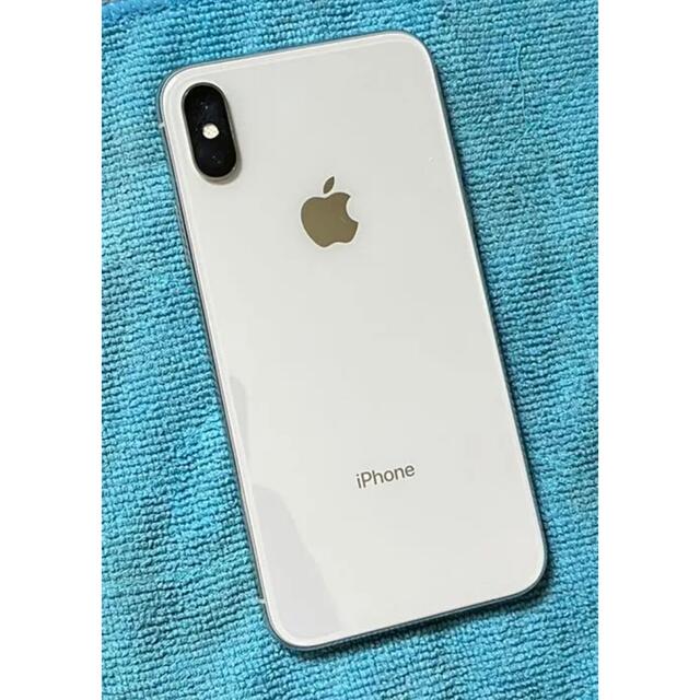 iPhone X Silver 64 GB docomo アンロック済み 愛用 49.0%割引