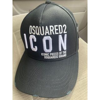 ディースクエアード(DSQUARED2)の正規品　ディースクエアード  キャップ　黒(キャップ)