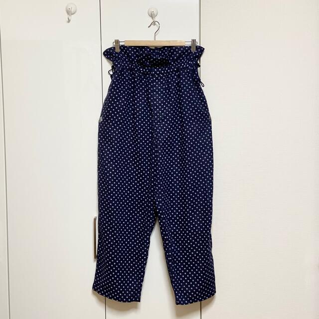 美品 BEAMS BOY リネン ドット キャンディー パンツ 定価16280円 1