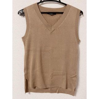 イング(INGNI)の【美品】INGNI ニットベスト ノースリーブ イング(カットソー(半袖/袖なし))