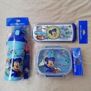 ディズニー(Disney)のTDR　ミッキー水筒&ランチボックス&ランチ用カトラリーセット(弁当用品)