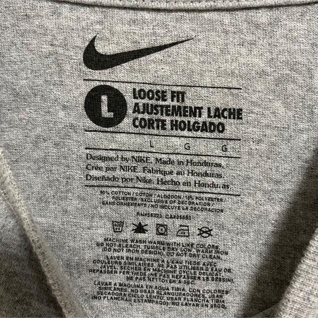 NIKE(ナイキ)のNIKE ナイキ　Tシャツ　半袖　Lサイズ　ビッグプリント　一点物　入手困難 メンズのトップス(Tシャツ/カットソー(半袖/袖なし))の商品写真