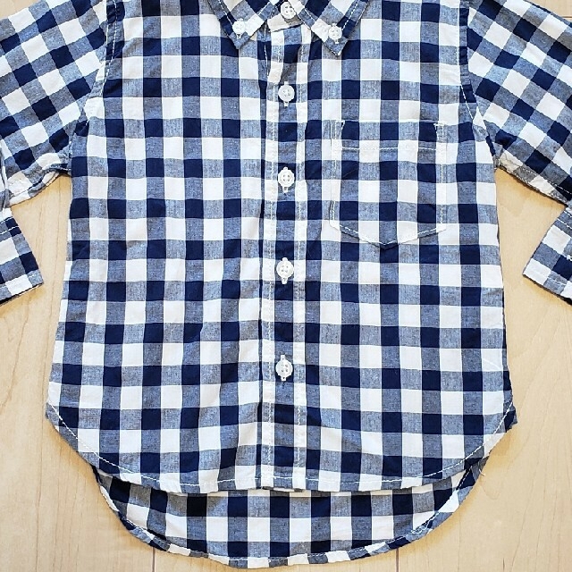 babyGAP(ベビーギャップ)のポロシャツ　長袖　babygap　80cm キッズ/ベビー/マタニティのベビー服(~85cm)(シャツ/カットソー)の商品写真