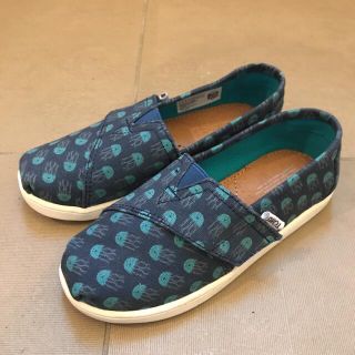 トムズ(TOMS)のTOMS トムス　キッズ　スニーカー　スリッポン　子供靴　17.5(スリッポン)