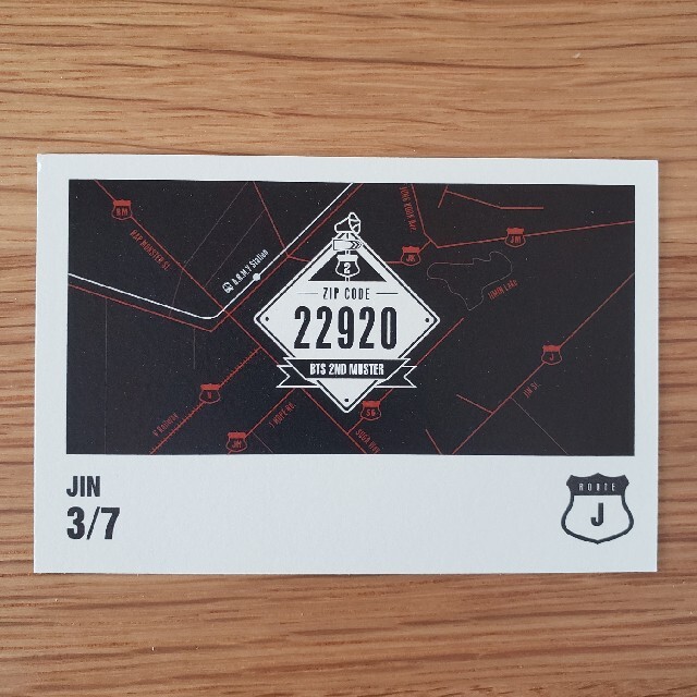 BTS 2ND MUSTER ZIP CORD 22920 ミニフォト JIN www.krzysztofbialy.com