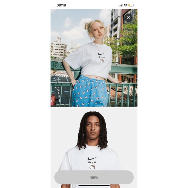 NIKE(ナイキ)のNike x hello kitty Tシャツ　メンズ　M メンズのトップス(Tシャツ/カットソー(半袖/袖なし))の商品写真