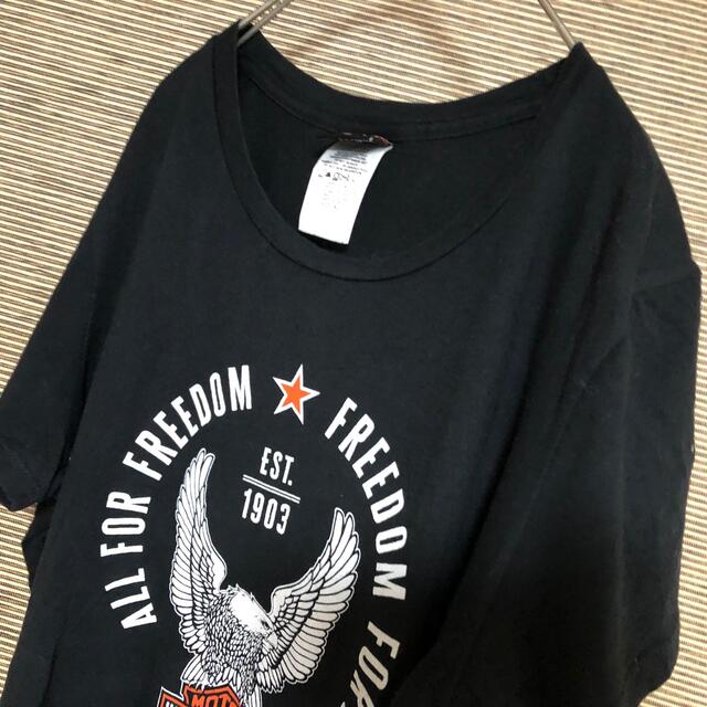 Harley Davidson(ハーレーダビッドソン)のハーレーダビッドソン】USA製　半袖Tシャツ　総柄　アニマル柄　ロスアンゼルス。 レディースのトップス(Tシャツ(半袖/袖なし))の商品写真