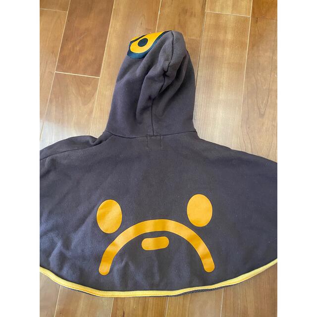 A BATHING APE PONCHO PULLOVER HOODIE / L