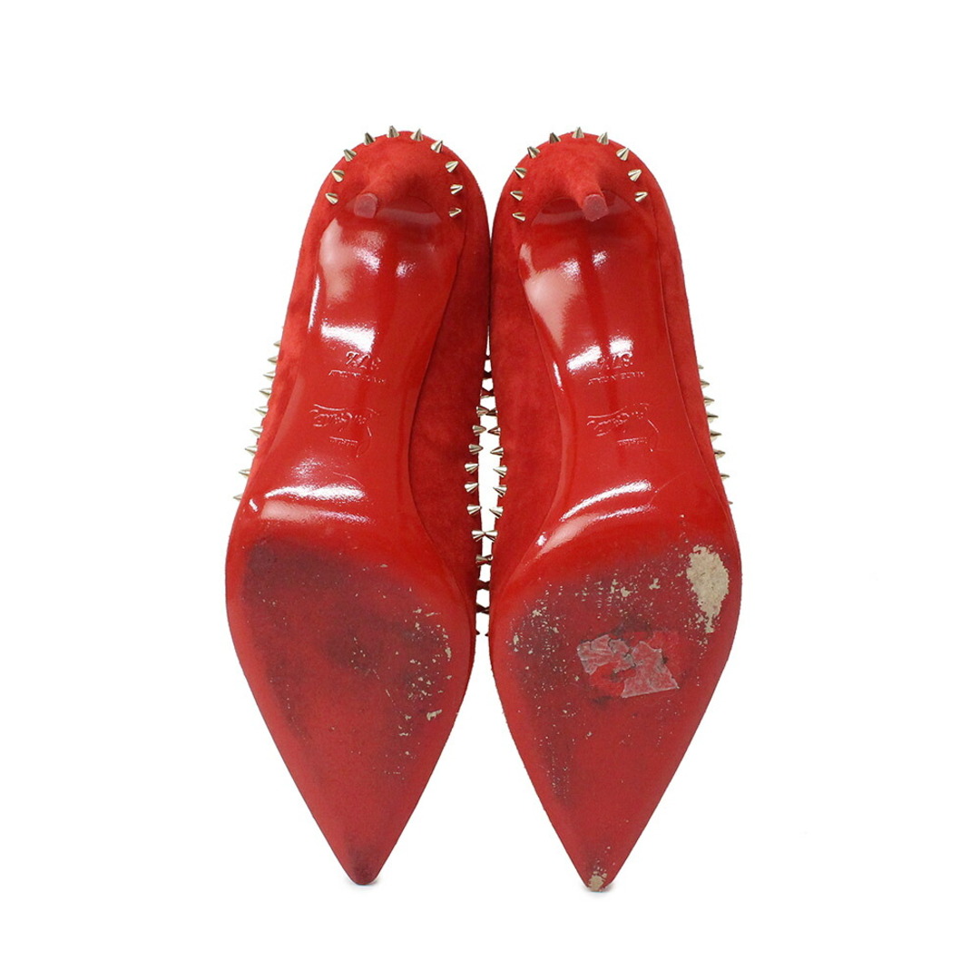 クリスチャンルブタン ベロア パンプス #37 1/2 レッド 赤 | www.tspea.org