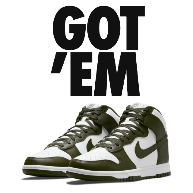 【25.5cm】Nike Dunk High ChampionshipKhaki