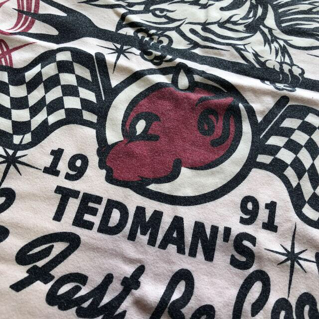 TEDMAN(テッドマン)のTEDMAN テッドマン ⭐︎ レディース Tシャツ ピンク M 赤鬼 メンズのトップス(Tシャツ/カットソー(半袖/袖なし))の商品写真