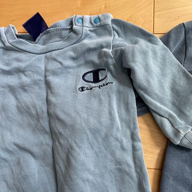 Champion(チャンピオン)のロンパース2点セット キッズ/ベビー/マタニティのベビー服(~85cm)(ロンパース)の商品写真