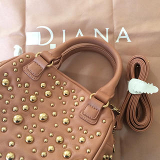 ダイアナ(DIANA)の新品♡ダイアナ♡スタッズ付2wayバッグ(ハンドバッグ)