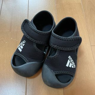 アディダス(adidas)のアディダス　サンダル　水陸両用　13cm ブラック(サンダル)