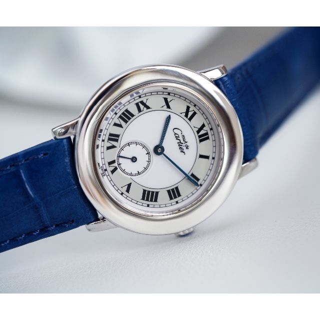 Cartier(カルティエ)の美品 カルティエ マスト ロンド II シルバー スモールセコンド LM  メンズの時計(腕時計(アナログ))の商品写真