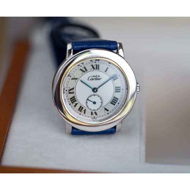 Cartier(カルティエ)の美品 カルティエ マスト ロンド II シルバー スモールセコンド LM  メンズの時計(腕時計(アナログ))の商品写真