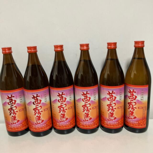 茜A3【送料込み】茜霧島 芋焼酎 25度 900ml 6本セット