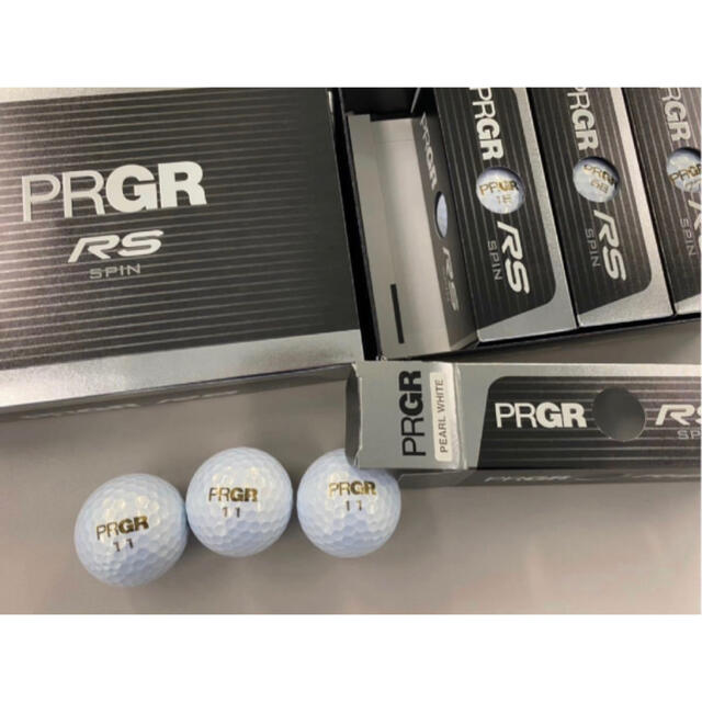 PRGR(プロギア)のプロギア　PRGR RS SPIN ゴルフボール　新品未使用2ダース スポーツ/アウトドアのゴルフ(その他)の商品写真