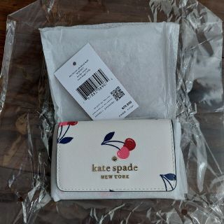 ケイトスペードニューヨーク(kate spade new york)のkate spadeチェリープリントキー🍒(キーホルダー)