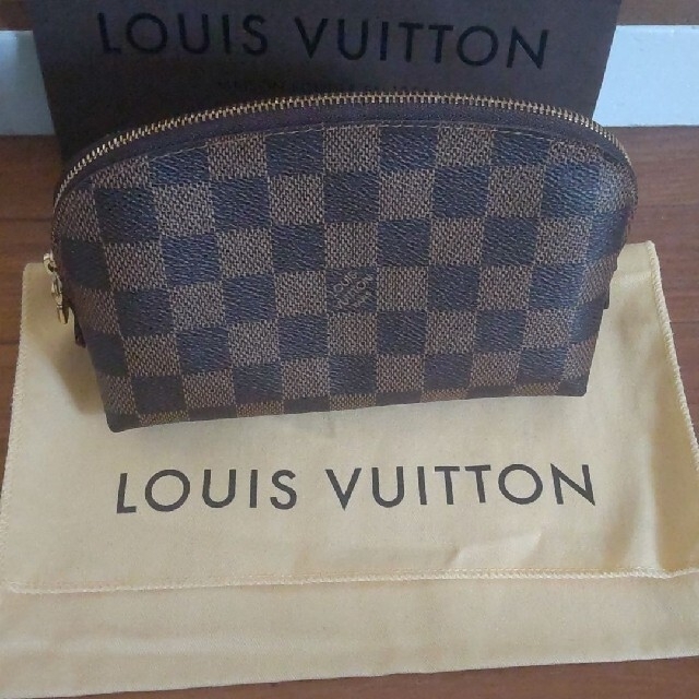 LOUIS VUITTON(ルイヴィトン)のnatuki様専用　美品♡LOUIS VUITTON　ダミエポーチ レディースのファッション小物(ポーチ)の商品写真