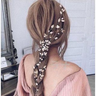 12番　ヘアアクセサリー　ヘッドドレス　ウェディング　ブライダル(ヘアバンド)