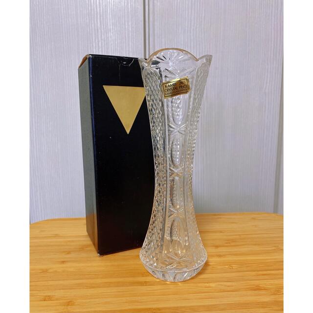 インテリア/住まい/日用品 ヒート カメイガラス花瓶 KAMEI 24%CRYSTAL PBO MEaDgjLkz9 花瓶 カメイガラス