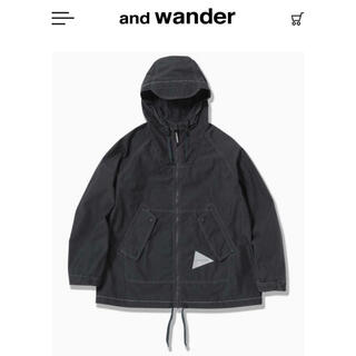 アンドワンダー(and wander)の今季新作　アンドワンダー　Kevlar hoodie(ナイロンジャケット)