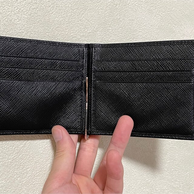 PRADA プラダ マネークリップ 財布 ブラック PRADA プラダ マネークリップ 財布 ブラック