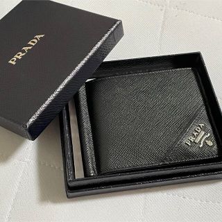 プラダ(PRADA)のPRADA プラダ マネークリップ 財布 ブラック(マネークリップ)