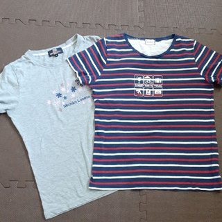 ミチコロンドン(MICHIKO LONDON)のTシャツ　2枚セット　Lサイズ　大きいサイズ(Tシャツ(半袖/袖なし))