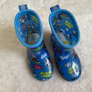 ディズニー(Disney)の美品 ❤️ ディズニー ミッキー レインシューズ 長靴 15cm(長靴/レインシューズ)