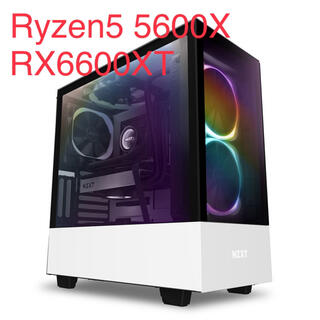 Ryzen5 5600X/RX6600XT搭載ゲーミングPC(デスクトップ型PC)