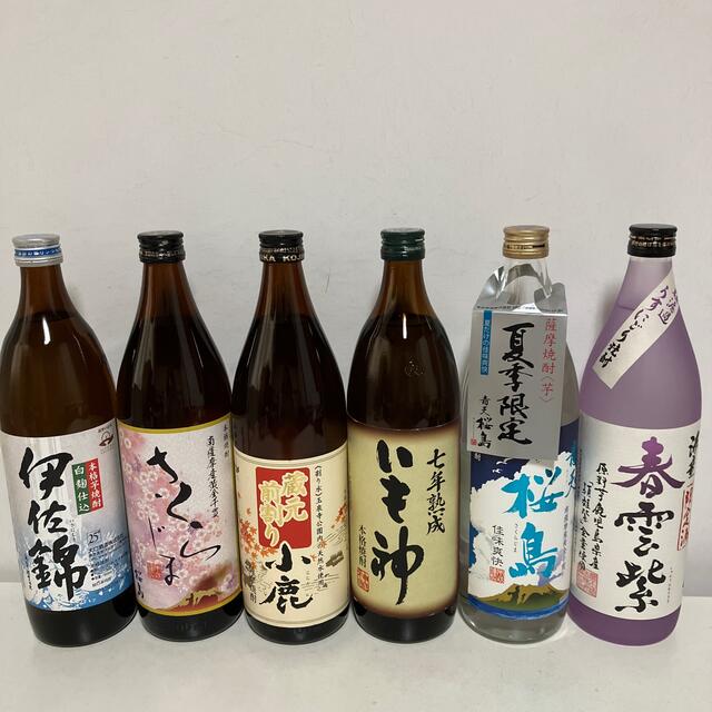 199【芋焼酎飲み比べ6本セット】900ml6本セット 食品/飲料/酒の酒(焼酎)の商品写真