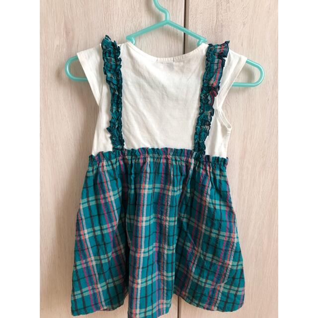 ガールズ　size110 ノースリーブワンピース キッズ/ベビー/マタニティのキッズ服女の子用(90cm~)(ワンピース)の商品写真