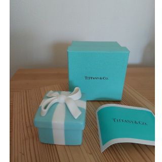 ティファニー(Tiffany & Co.)のTiffanyブルーボックス  陶器アクセサリーケース(小物入れ)