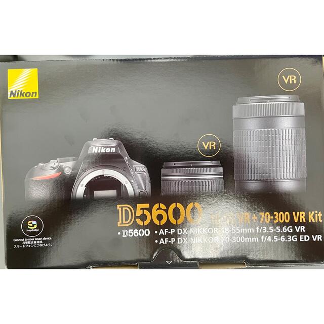 SALE／37%OFF】 Nikon - 新品 ニコンD5600 ダブルズームキット ３年