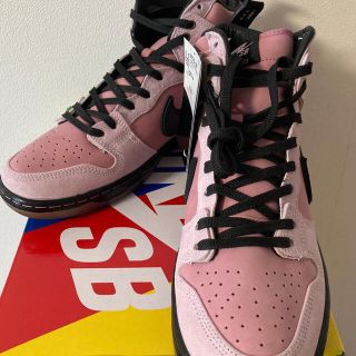 ナイキ(NIKE)の新品　Nike SB Dunk HIGH Pro QS Pink/Black(スニーカー)