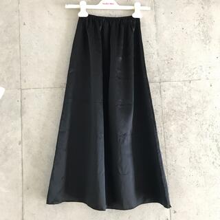ウンナナクール(une nana cool)の【中古】ロングスカート用ペチコート黒(ロングスカート)