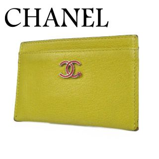 シャネル(CHANEL)のシャネル CC ココマーク クローバー バス カードケース 名刺 定期入れ(名刺入れ/定期入れ)