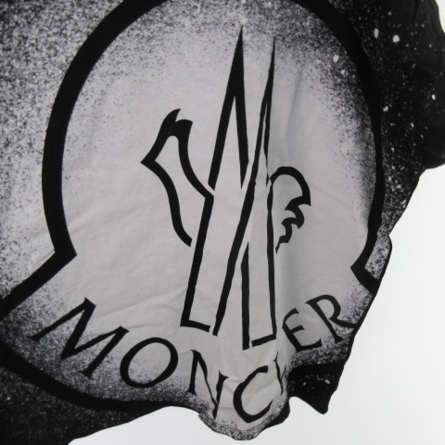 MONCLER(モンクレール)のモンクレール Tシャツ 半袖 デカロゴ プリント ブラック L 21SS メンズのトップス(Tシャツ/カットソー(半袖/袖なし))の商品写真